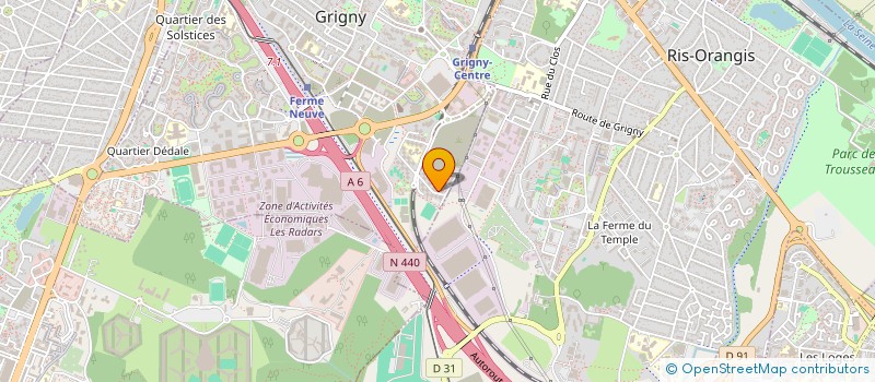 localisation de l'entreprise NA BATIMENT à GRIGNY