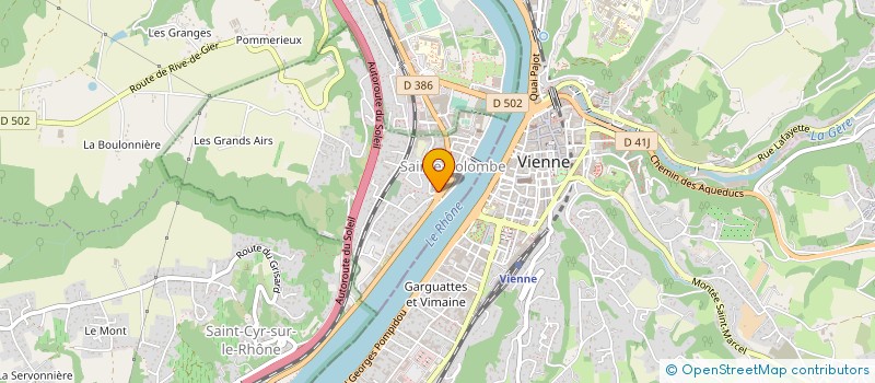 localisation de l'entreprise NA BOULANGERIE  SAINTE-COLOMBE