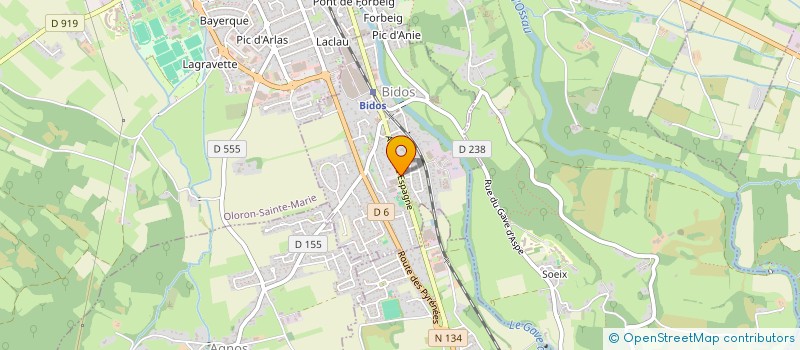 localisation de l'entreprise NA CONCEPT CUISINES  BIDOS