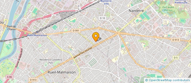 localisation de l'entreprise NA CONSULTING à NANTERRE
