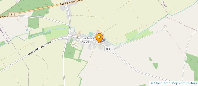 localisation de l'entreprise NA COURTAGE à NOHANT-EN-GOUT