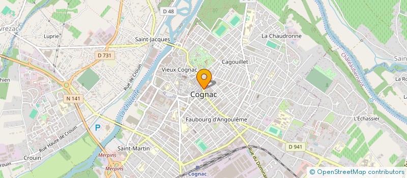 localisation de l'entreprise NA-DRE à COGNAC