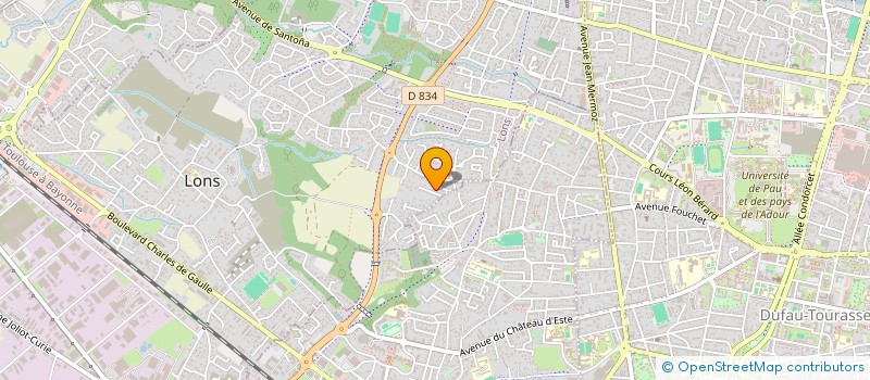 localisation de l'entreprise NA IMMO à LONS