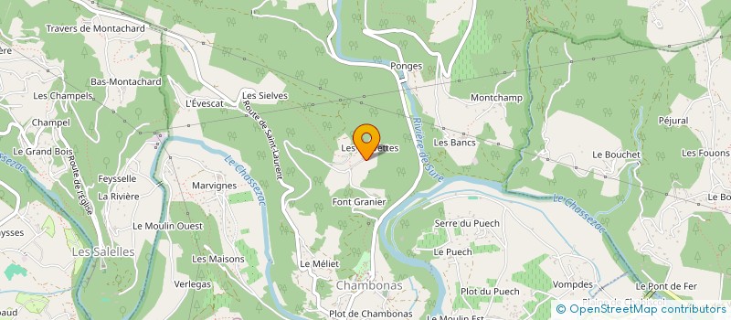 localisation de l'entreprise NA IMMO  CHAMBONAS