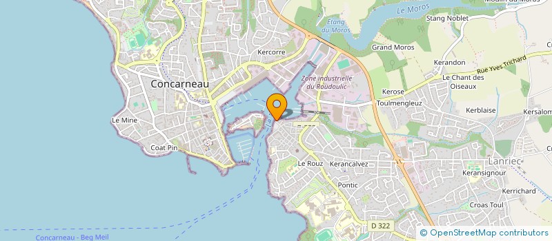 localisation de l'entreprise NA-LO  CONCARNEAU