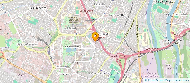 localisation de l'entreprise NA MOUNETTE  TOULOUSE