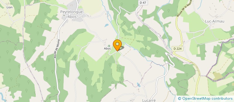 localisation de l'entreprise NA NETTOYAGE  PEYRELONGUE-ABOS