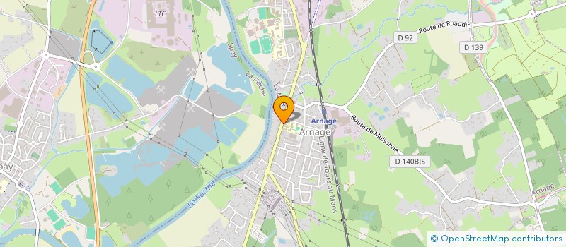 localisation de l'entreprise NA&RA à ARNAGE