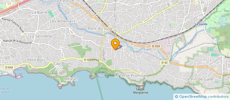 localisation de l'entreprise NA SERVICE  LA GARDE