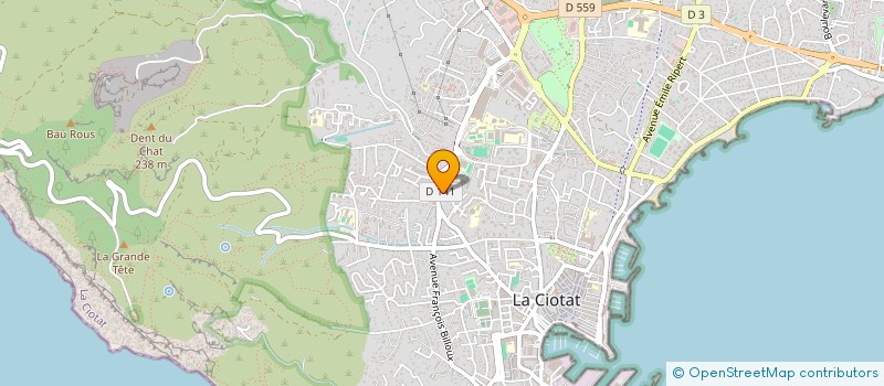 localisation de l'entreprise NA SO NE  LA CIOTAT