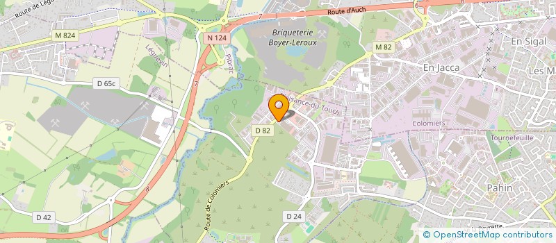 localisation de l'entreprise NA SPORT à PLAISANCE-DU-TOUCH