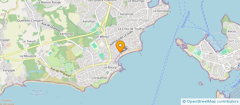 localisation de l'entreprise NA.VA.LE  LARMOR-PLAGE