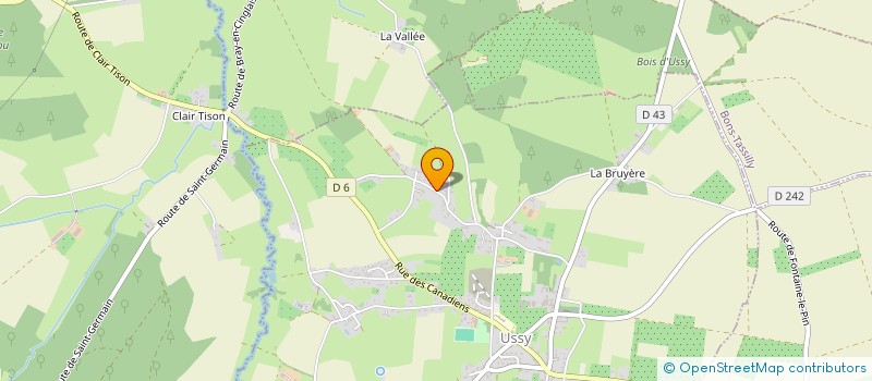 localisation de l'entreprise NA2M  USSY