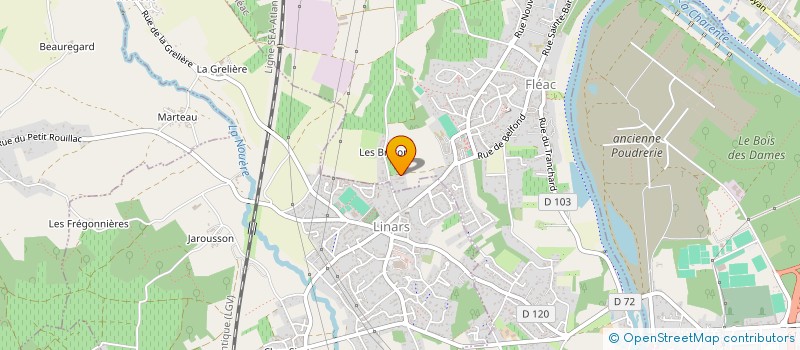 localisation de l'entreprise NAAB GAMES à FLEAC