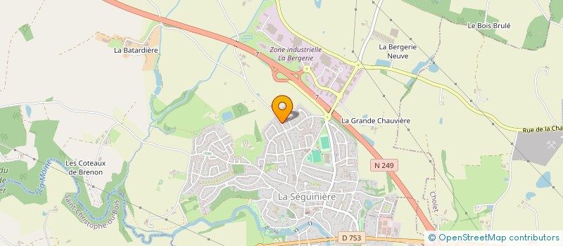 localisation de l'entreprise NAAIM  LA SEGUINIERE