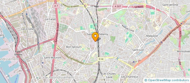 localisation de l'entreprise NAAMI PROVENCE à MARSEILLE