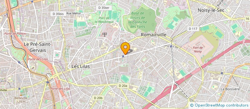localisation de l'entreprise NAAN à LES LILAS