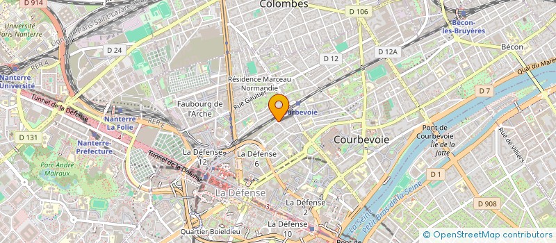 localisation de l'entreprise NAAN  COURBEVOIE