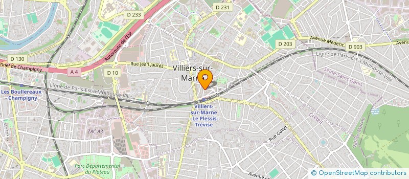 localisation de l'entreprise NAAN BURGER à VILLIERS-SUR-MARNE