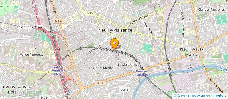 localisation de l'entreprise NAAN FOOD  NEUILLY-PLAISANCE