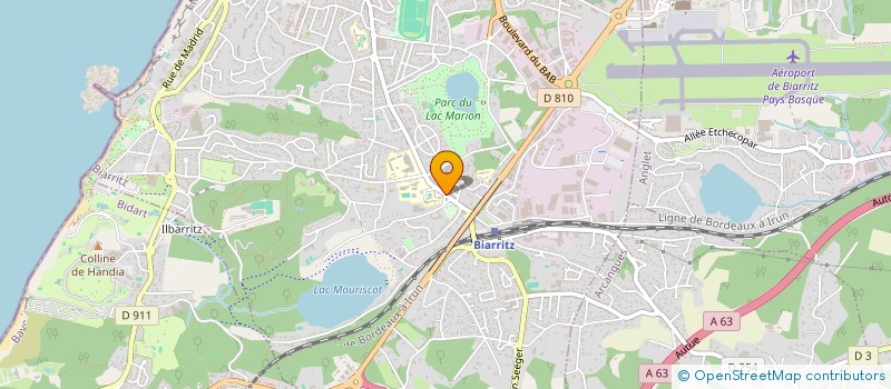 localisation de l'entreprise NAAN HOUSE à BIARRITZ