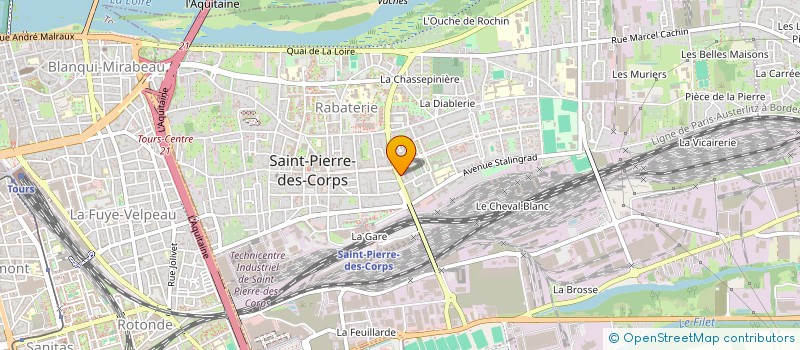 localisation de l'entreprise NAAN&SNACK  SAINT-PIERRE-DES-CORPS