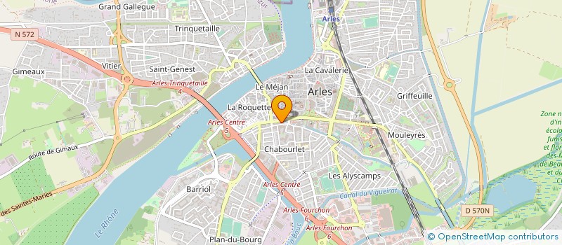 localisation de l'entreprise NAAN'STYLE à ARLES