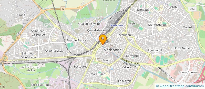 localisation de l'entreprise NAARA  NARBONNE