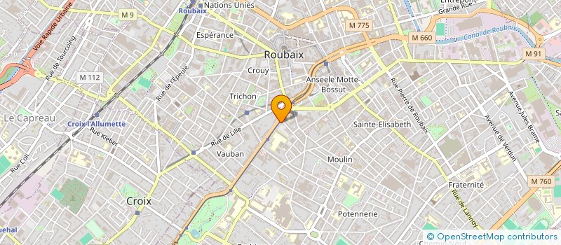 localisation de l'entreprise NAAT DISTRIBUTION  VIMY