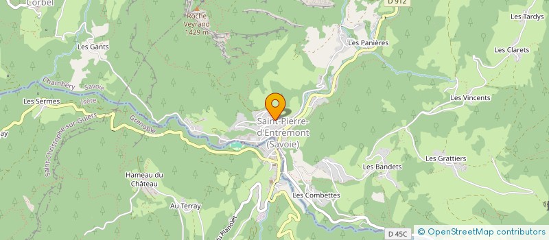localisation de l'entreprise NAATUR-NOUVELLE ASSOCIATION ARTISTIQUE EN TERRITOIRES ET UNIVERS RURAUX à SAINT-PIERRE-D'ENTREMONT