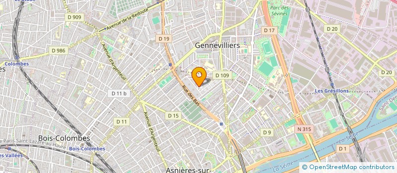 localisation de l'entreprise NAAY TRANSPORT  GENNEVILLIERS