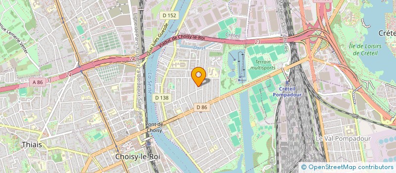localisation de l'entreprise NAB'CAR à CHOISY-LE-ROI