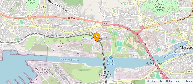 localisation de l'entreprise NAB & CO IMMO  MARTIGUES