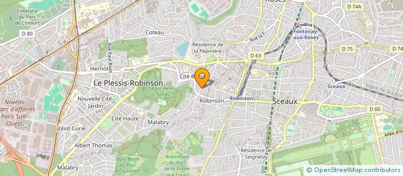 localisation de l'entreprise NAB CONSULTING  LE PLESSIS-ROBINSON