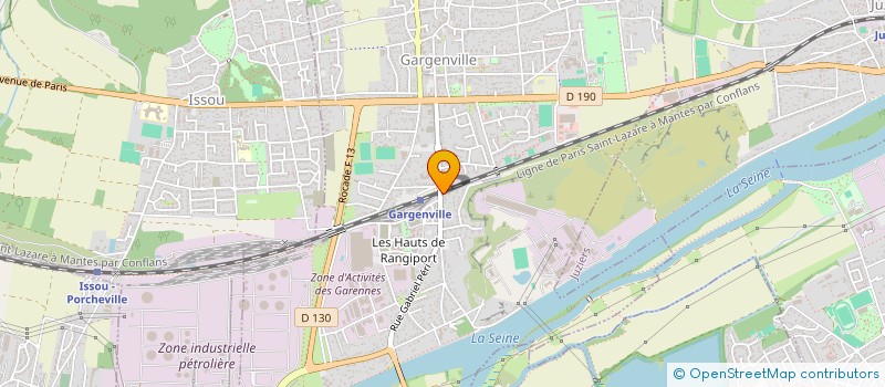 localisation de l'entreprise NAB'IMMO  GARGENVILLE