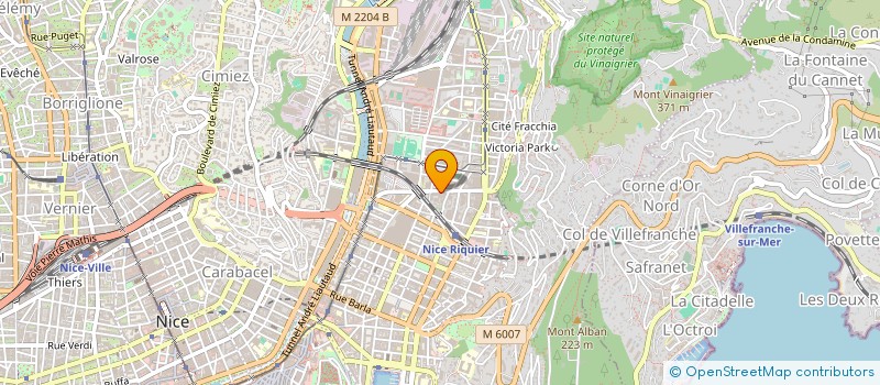 localisation de l'entreprise NAB PLOMBERIE CVC à NICE