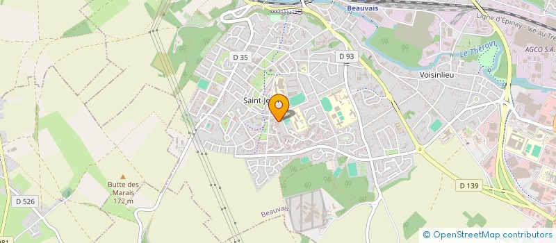 localisation de l'entreprise NAB TRANSPORT  BEAUVAIS