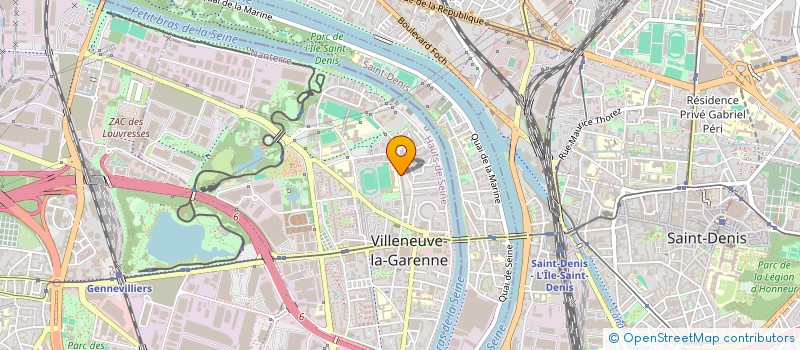 localisation de l'entreprise NAB VTC à VILLENEUVE-LA-GARENNE
