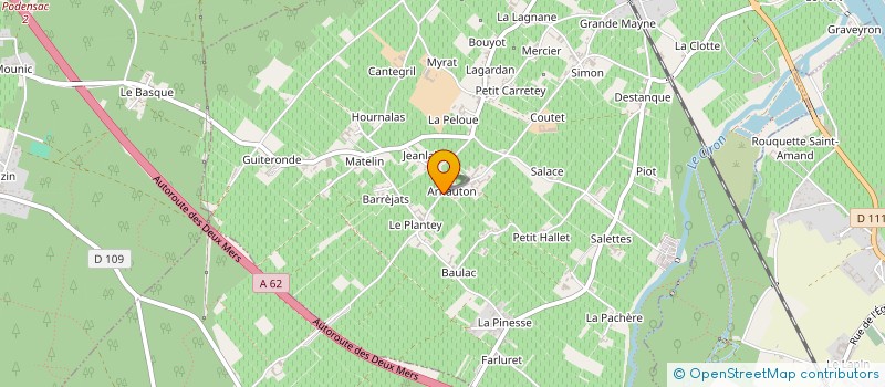 localisation de l'entreprise NABA  BARSAC