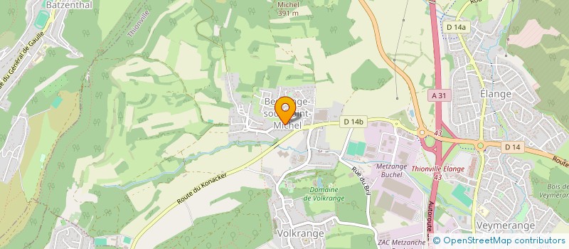 localisation de l'entreprise NABA  THIONVILLE