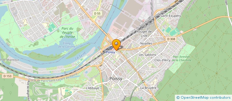 localisation de l'entreprise NABA ACTIONS ORPHELINS ET DEMUNIS  POISSY