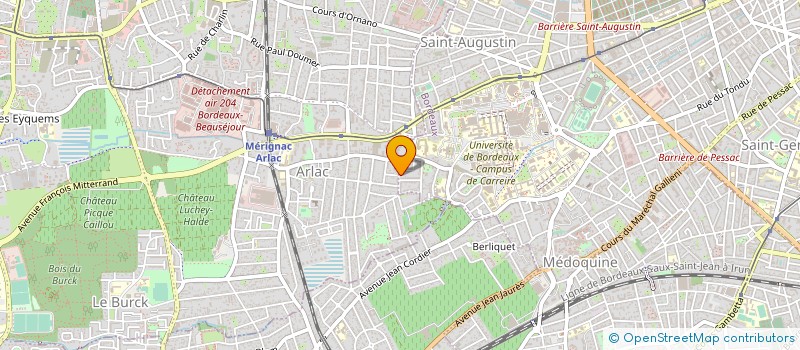 localisation de l'entreprise NABA AGENCY à BORDEAUX