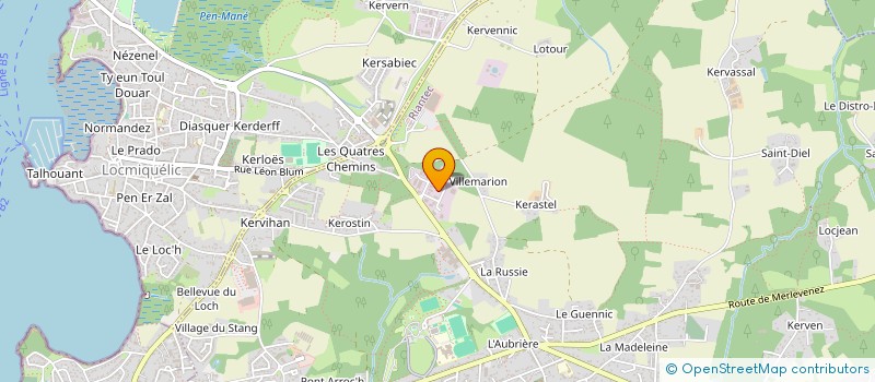 localisation de l'entreprise NABAT  RIANTEC