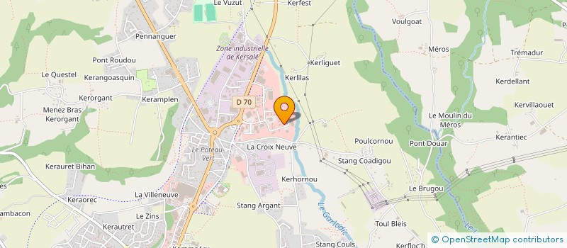 localisation de l'entreprise NABAT SYLVAIN  CONCARNEAU