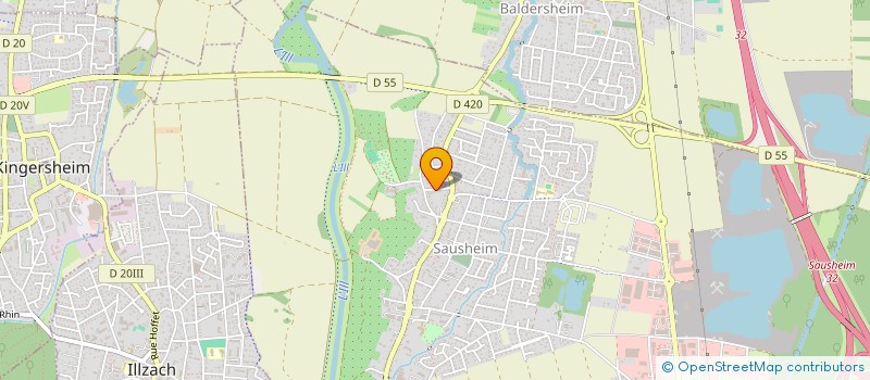 localisation de l'entreprise NABECO à SAUSHEIM