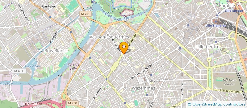 localisation de l'entreprise NABEL à LILLE