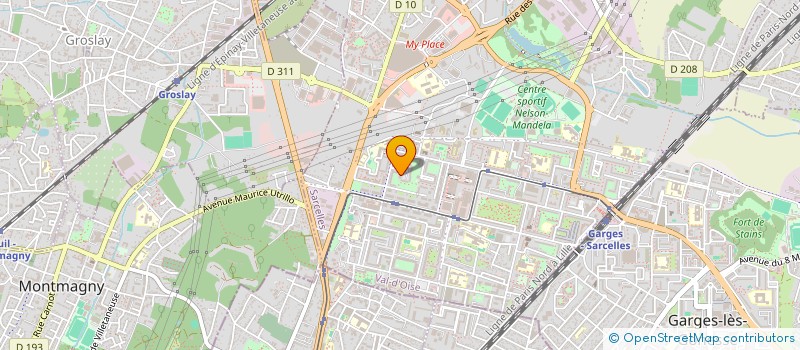 localisation de l'entreprise NABESKA CONSULTING  SARCELLES