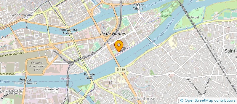 localisation de l'entreprise NABI à NANTES