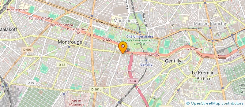 localisation de l'entreprise NABI NOTRE ATOUT LA BEAUTE INTERIEURE  GENTILLY