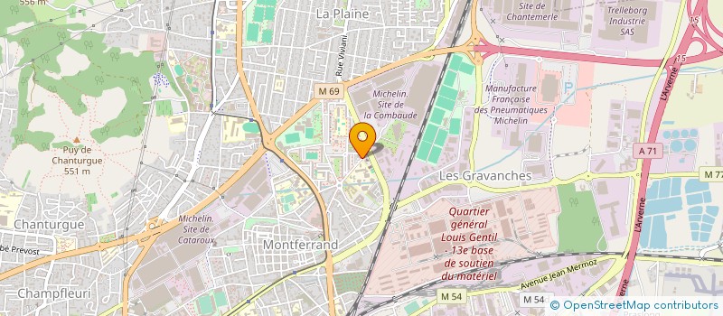 localisation de l'entreprise NABIR DISTRIBUTION à CLERMONT-FERRAND